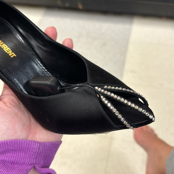 NWT YSL ALIX SATIN PUMPS SIZE 8.5 - Picture 4 of 8